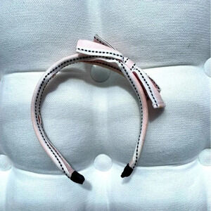 [Janie and Jack] Toddler Pink and White Bow Headband